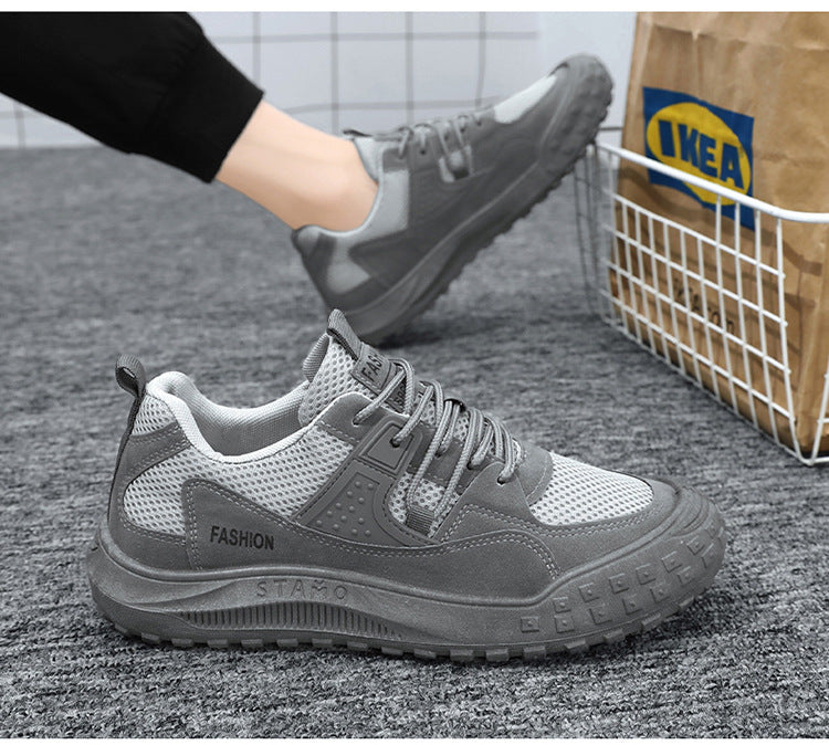 (🔥 50% de descuento - ¡No te lo pierdas!) Zapatos de Exterior FOSTCARD para Hombre | Soporte de Arco Avanzado, Gamuza Antideslizante y Confort Total