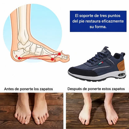 🎉 ¡Último día! ¡50% de descuento! ✅ Calzado ortopédico diseñado específicamente para personas con problemas en los pies; ofrece soporte para el arco y alivia el dolor de espalda, articulaciones y pies.