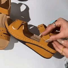 🔥50% de descuento hoy - ¡No te lo pierdas! Sandalias ortopédicas de verano, diseño ergonómico ✅Alivian el dolor, cómodas y transpirables, ajustables con cierre de velcro✅