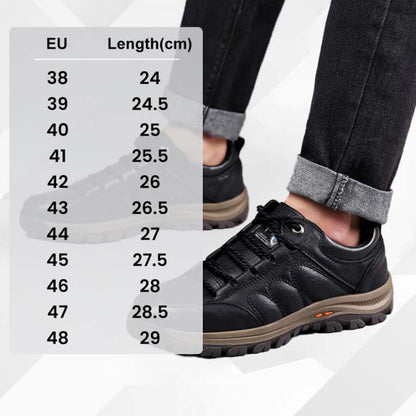 🎁Último día para un 50% de descuento, ¡no te lo pierdas!⏰Hecho de piel de becerro australiana🐂Soporte para el pie: alivia el dolor de pies✅Impermeable y antideslizante, cómodo para caminar.
