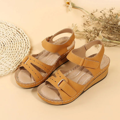 🔥50% de descuento hoy - ¡No te lo pierdas! Sandalias ortopédicas de verano, diseño ergonómico ✅Alivian el dolor, cómodas y transpirables, ajustables con cierre de velcro✅