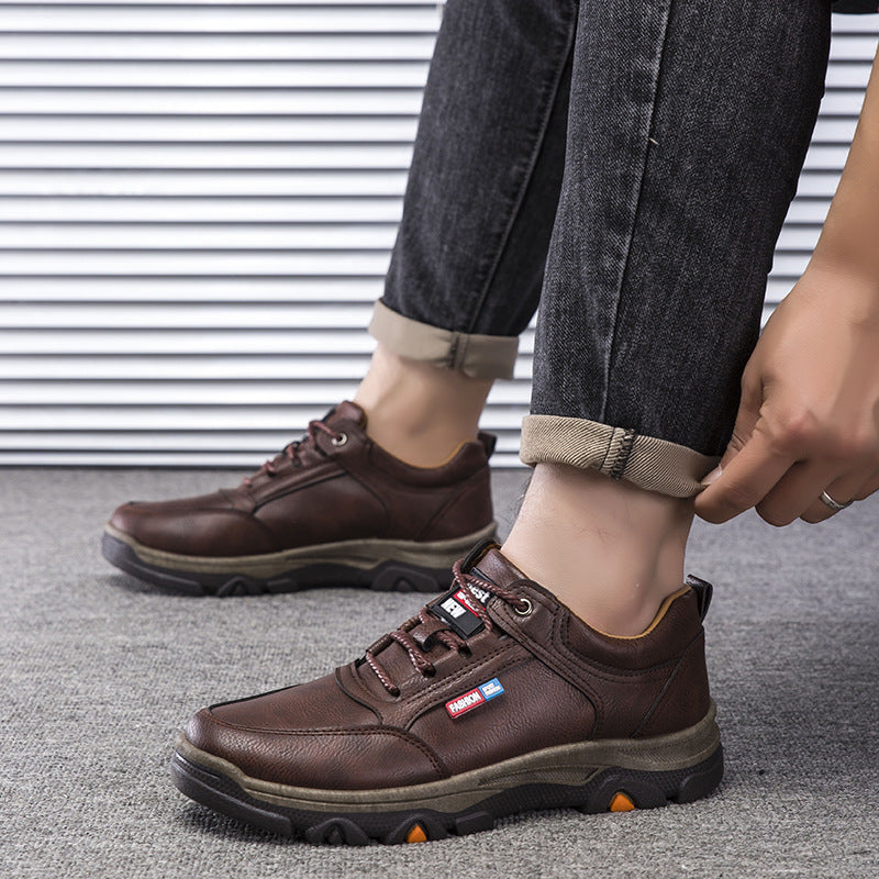 🎁Último día para un 50% de descuento, ¡no te lo pierdas!⏰Hecho de piel de becerro australiana🐂Soporte para el pie: alivia el dolor de pies✅Impermeable y antideslizante, cómodo para caminar.