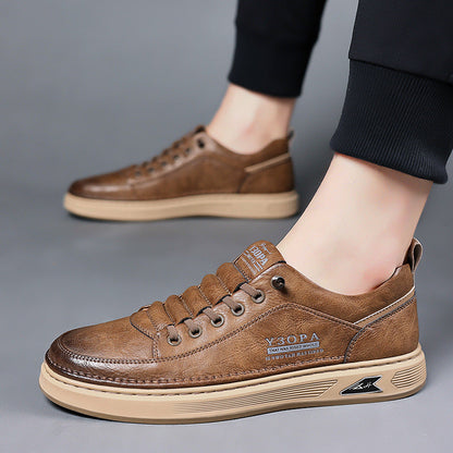 Fostcard® 【⏰¡Hoy a mitad de precio! ⚡】Zapatos de piel española hechos a mano | Elegantes y refinados | Cómodos y transpirables | Alivian el dolor de pies | Acompañan al hombre en cada paso