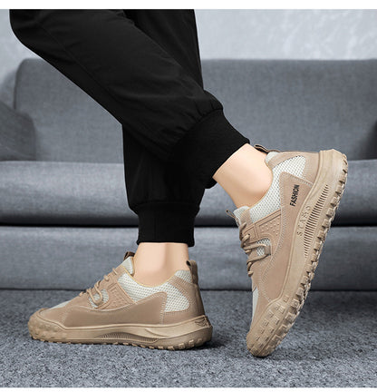 (🔥 50% de descuento - ¡No te lo pierdas!) Zapatos de Exterior FOSTCARD para Hombre | Soporte de Arco Avanzado, Gamuza Antideslizante y Confort Total