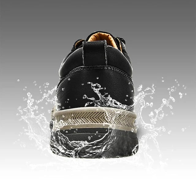 🎁Último día para un 50% de descuento, ¡no te lo pierdas!⏰Hecho de piel de becerro australiana🐂Soporte para el pie: alivia el dolor de pies✅Impermeable y antideslizante, cómodo para caminar.